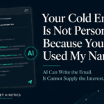 Your Cold Email Is Not Personalized Because You Used My Name - Clear Market Kinetics